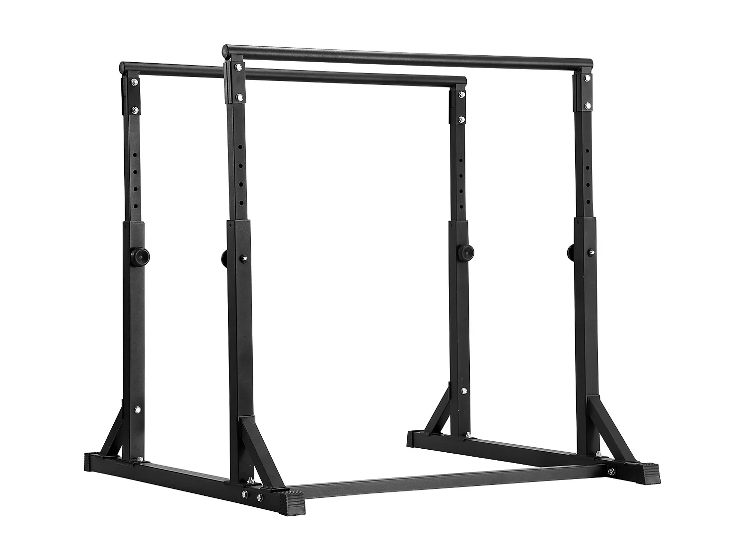Barre Dips SucceBuy Dip Bar, Capacité de 363KG, Hauteur Réglable, Station D'Entraînement Musculaire