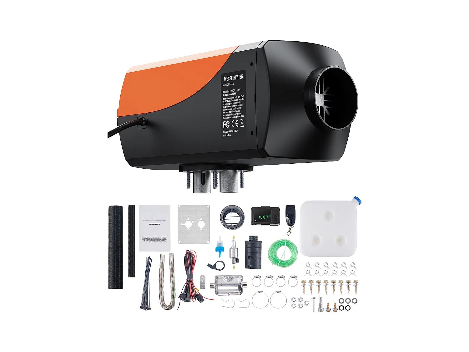 Chauffage à Air Diesel SucceBuy 12 V 8 kW, Bluetooth LCD, Voiture/Bus/Camping-Car