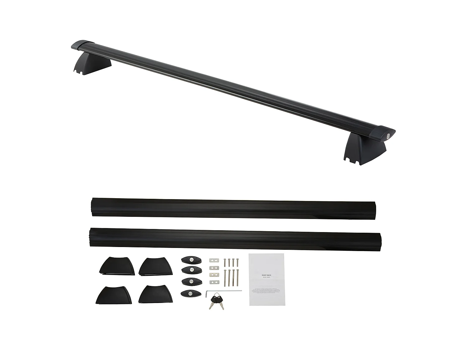 Bagażnik Dachowy Poprzeczka SucceBuy do Jeep Grand Cherokee 2011-2021, Aluminium, Zamykany