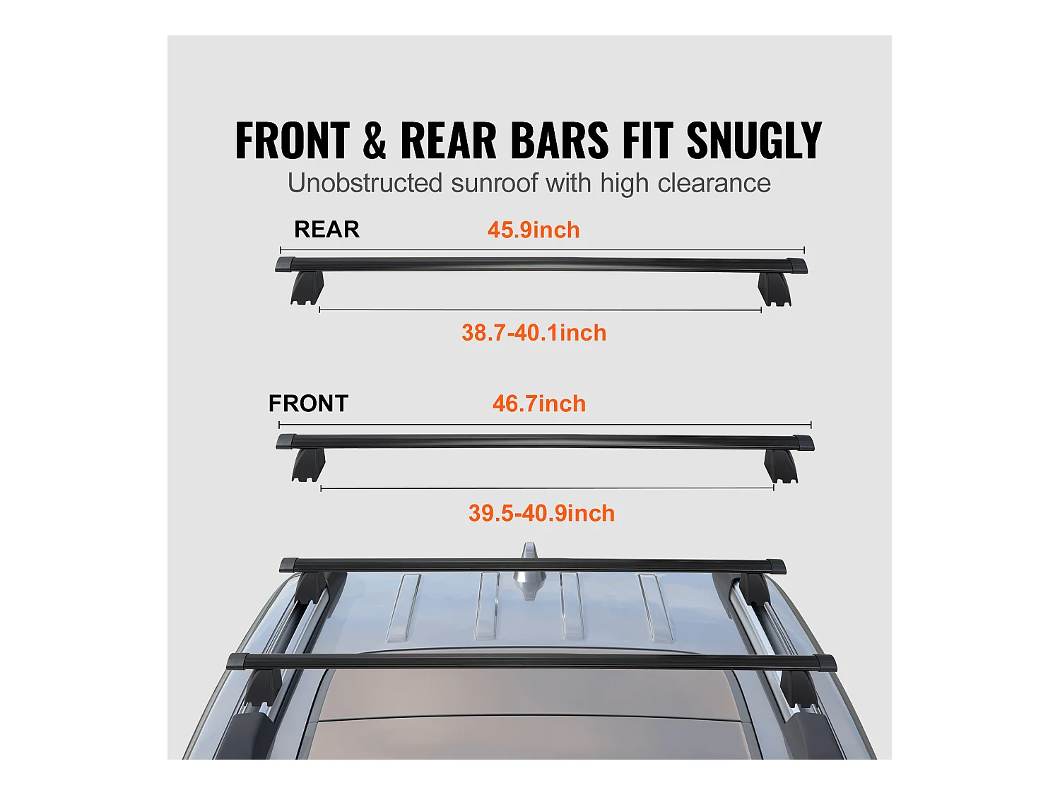 Barre Transversale de Toit SucceBuy pour Jeep Grand Cherokee 2011-2021, Aluminium, Verrouillable