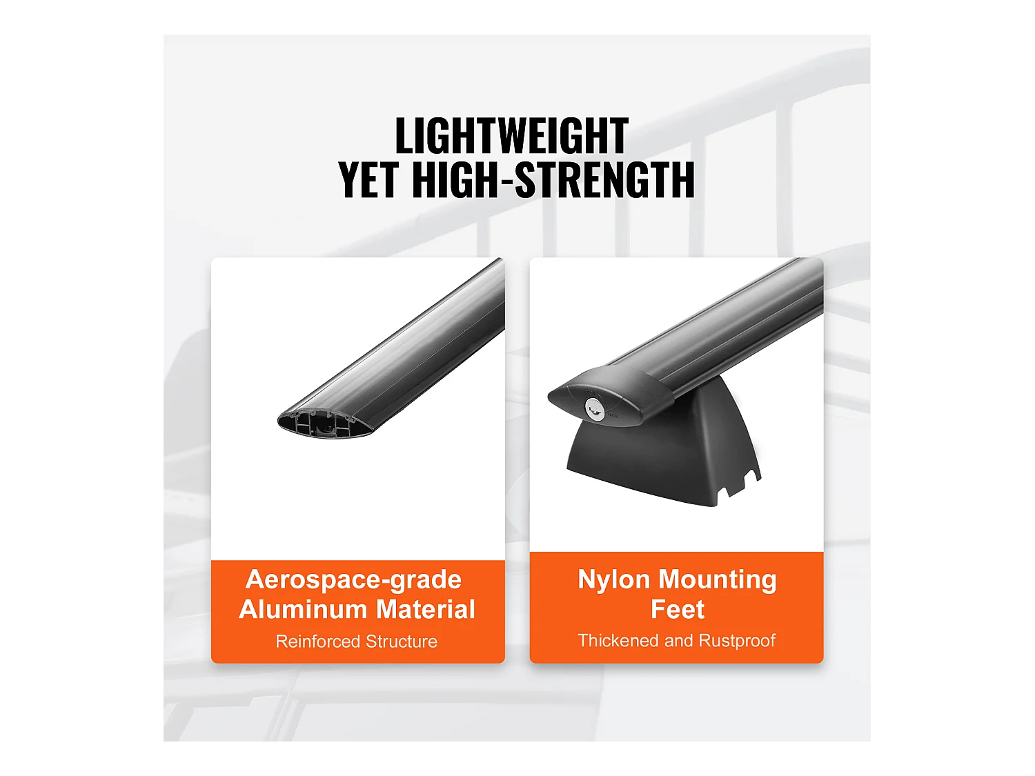 Barre Transversale de Toit SucceBuy pour Jeep Grand Cherokee 2011-2021, Aluminium, Verrouillable