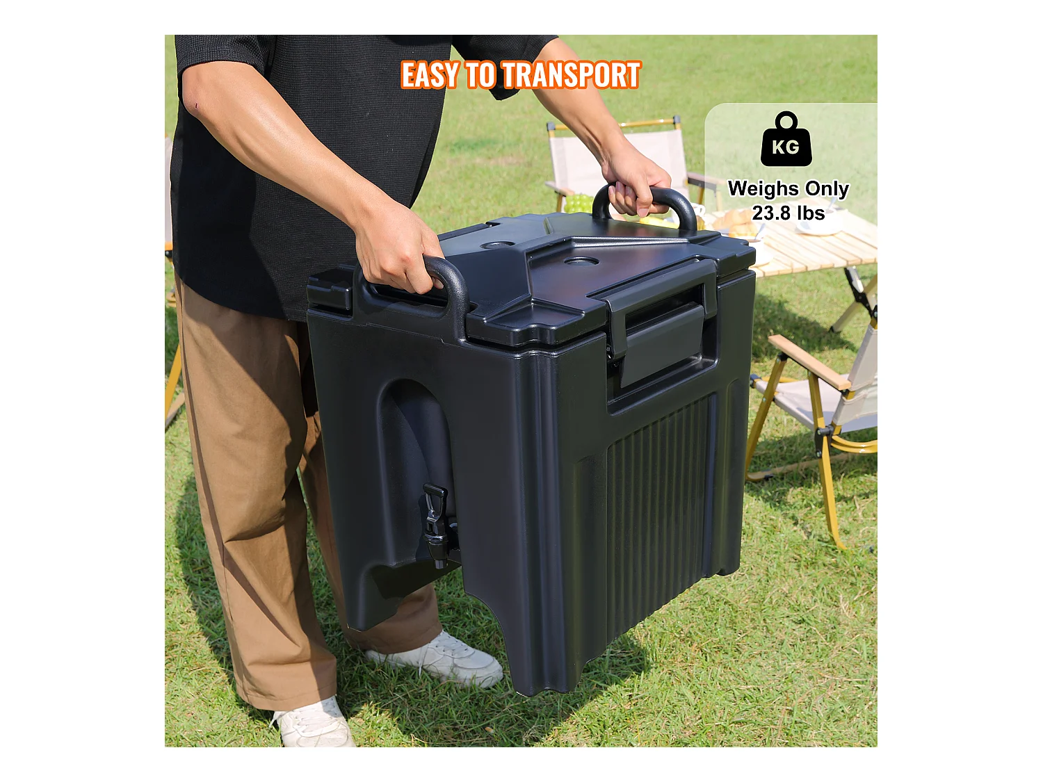 Distributore di Bevande, SucceBuy Distributore di Bevande Isolato per Alimenti da 38 L