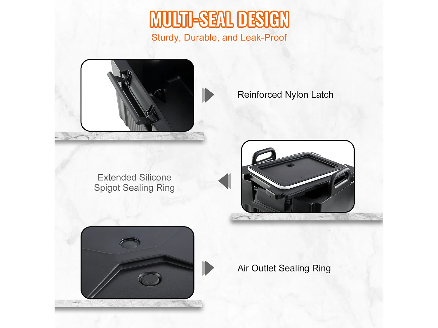 Distributeur de Boissons, SucceBuy Distributeur de Boissons Isotherme de 38 L de Qualité Alimentaire