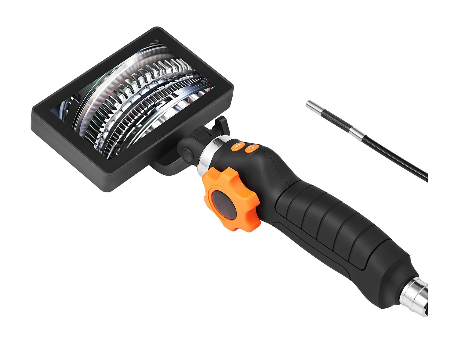 Zweiwege-Endoskop-Endoskop SucceBuy 180° 12.7cm IPS 8-Facher Zoom 6,4 mm Linse