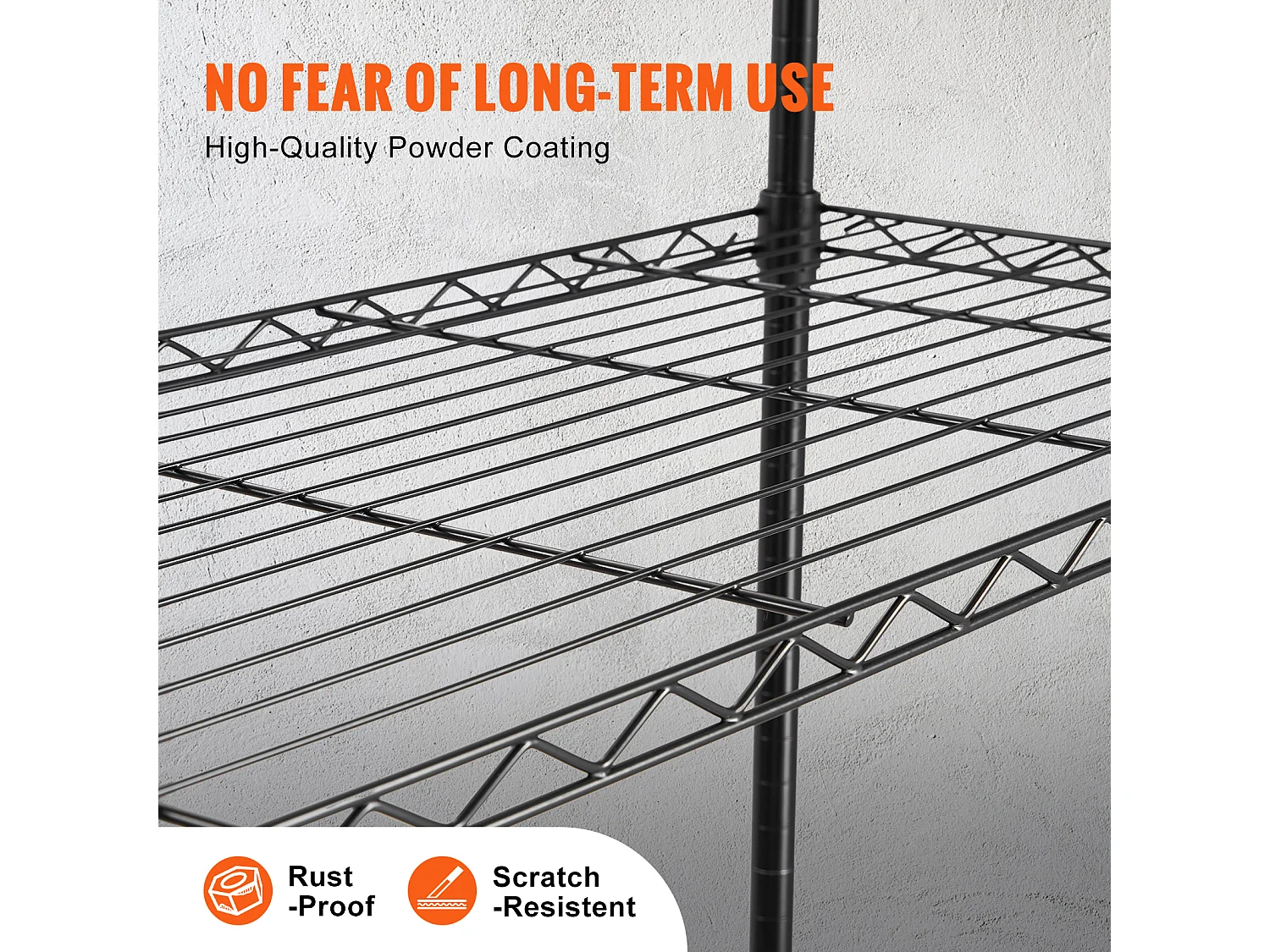 Étagère SucceBuy Étagère de Rangement pour Garage, Support de Rangement à 4 Niveaux Réglable, Charge de 318KG