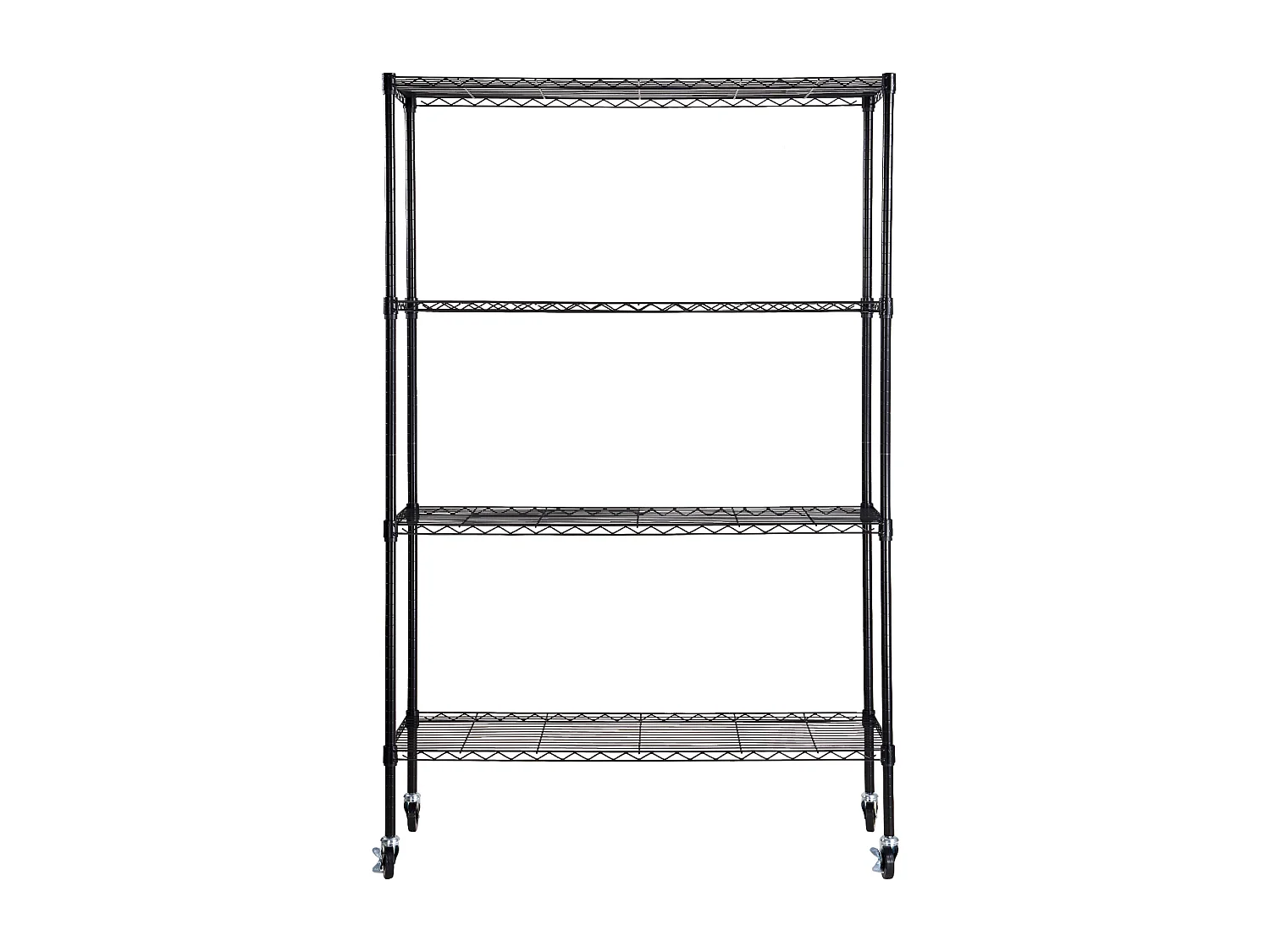 Étagère SucceBuy Étagère de Rangement pour Garage, Support de Rangement à 4 Niveaux Réglable, Charge de 318KG