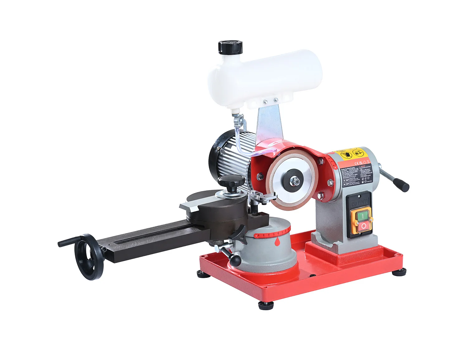 Affûteuse de Lame de Scie Circulaire SucceBuy 370 W 3 600 tr/min, Roue de 12.7 cm avec Réservoir