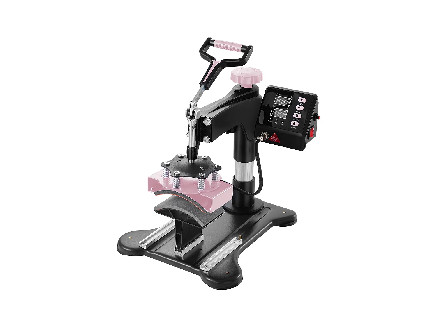 Hittepers 8-in-1 SucceBuy met Draaibare Persplaat voor T-shirts 38,1 x 38,1 cm Zwart