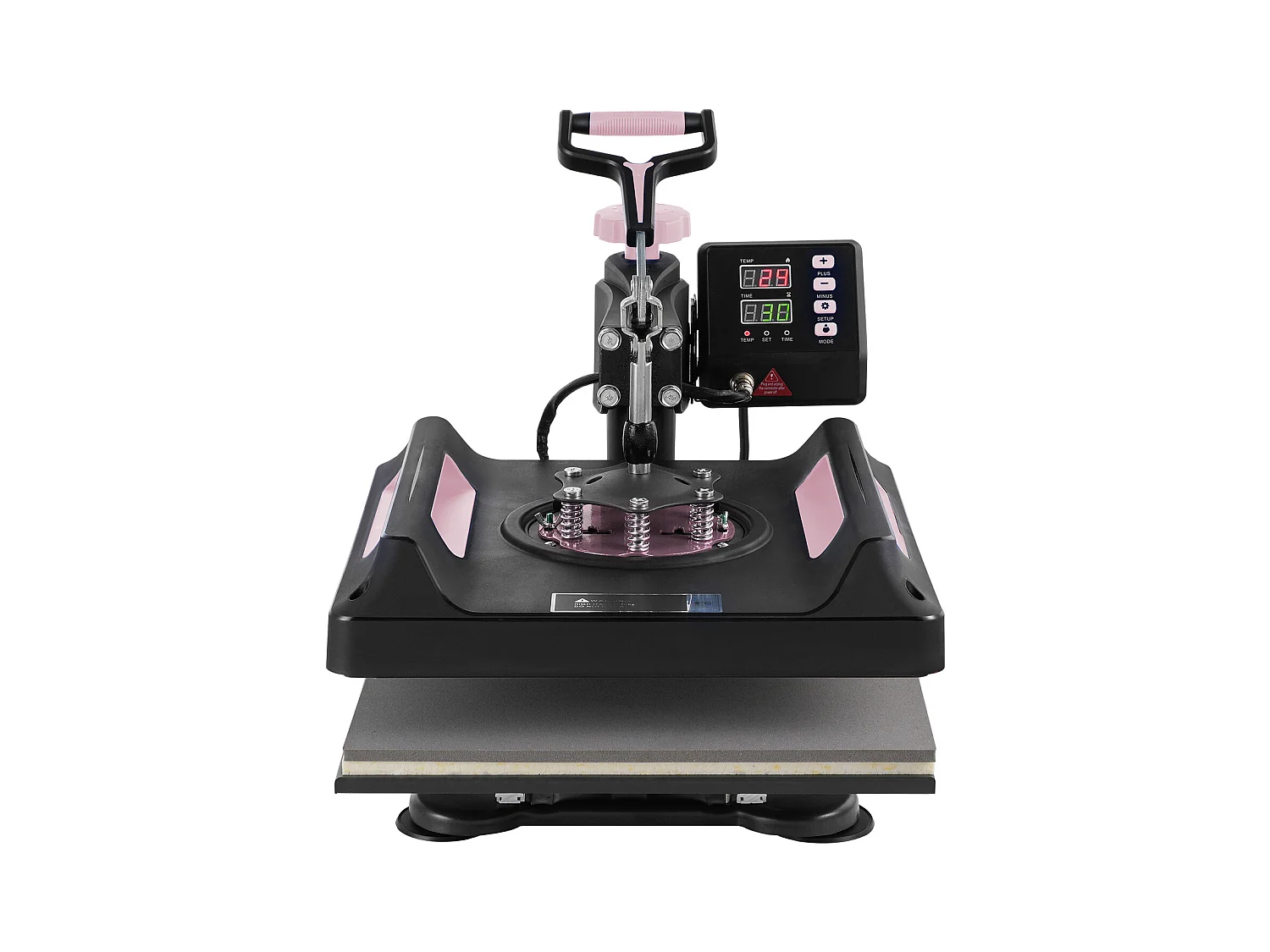 Hittepers 8-in-1 SucceBuy met Draaibare Persplaat voor T-shirts 38,1 x 38,1 cm Zwart