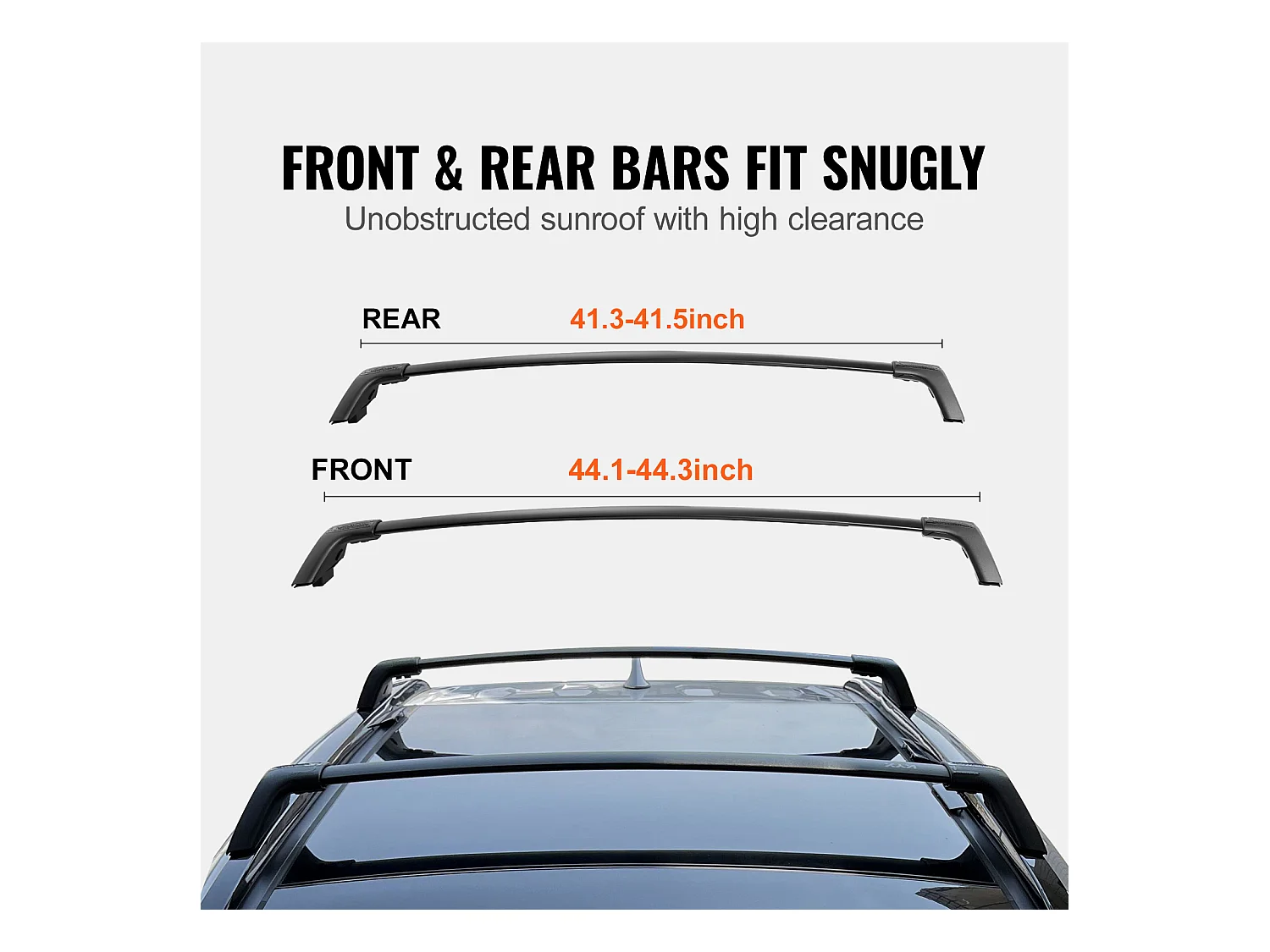Barres de Toit Transversales SucceBuy pour Toyota RAV4 2019-2022, Aluminium avec Serrure, 2 Pièces