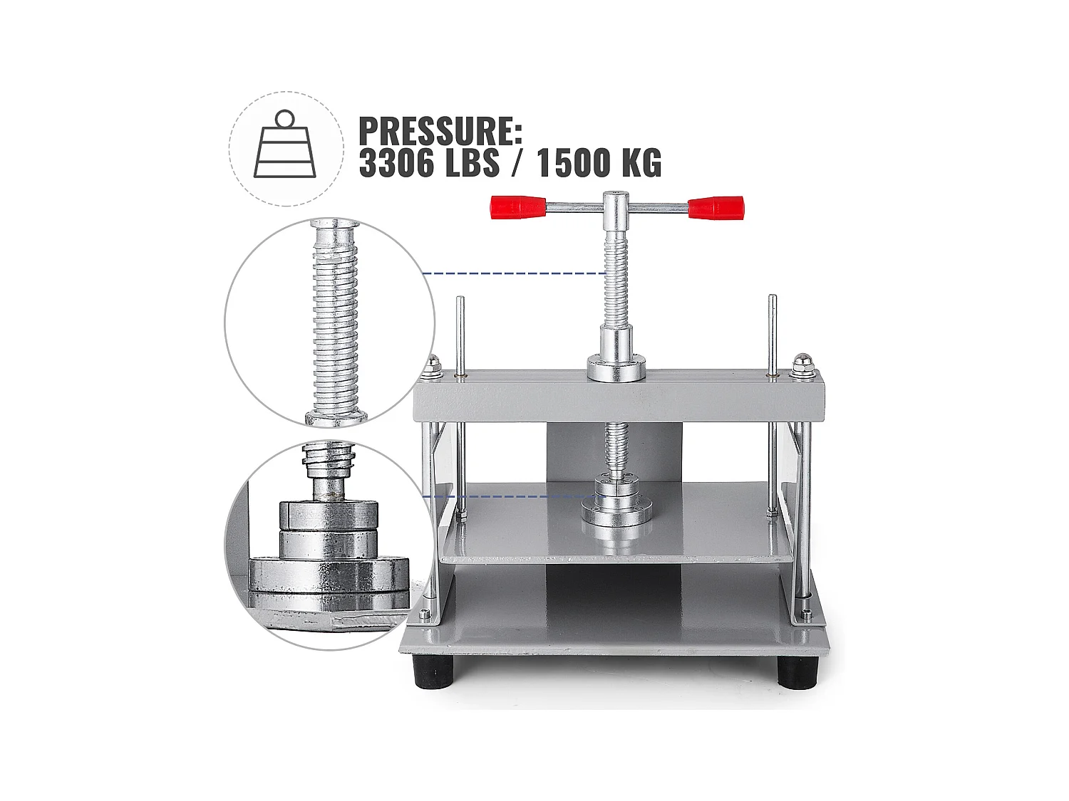 Staal Bindepresse SucceBuy, Formaat A4, 30,5 x 22 cm voor de Papierproductie, Eenvoudige Bediening, Kantoor