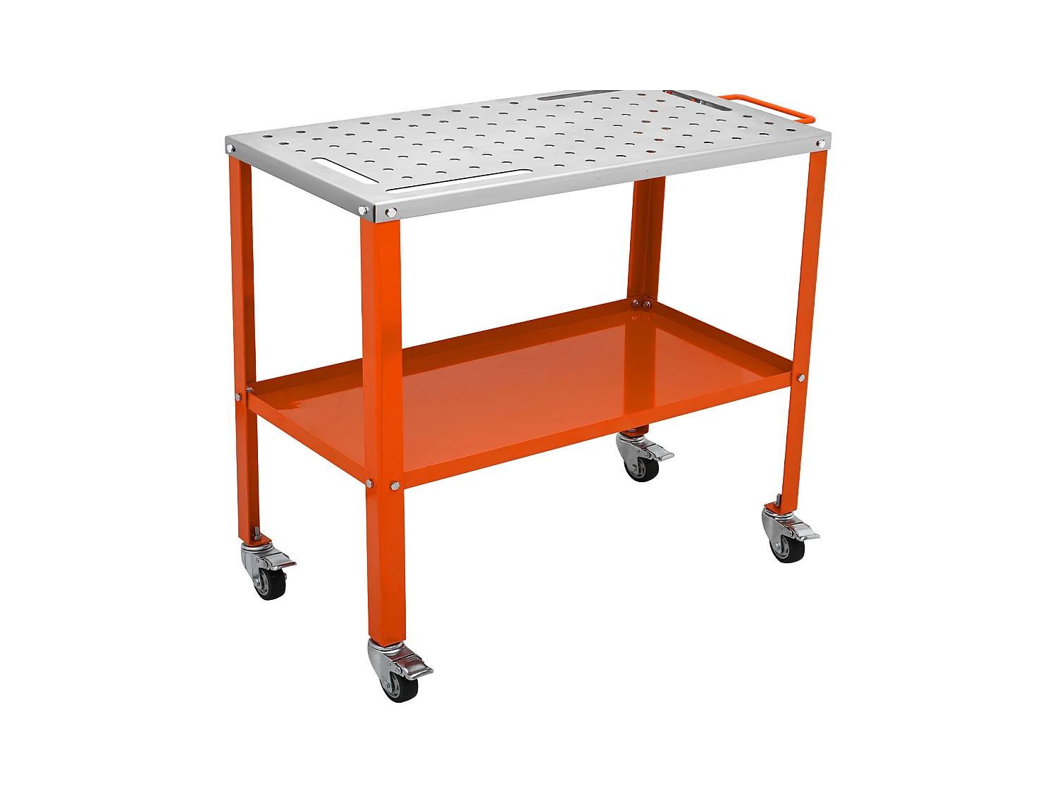 Table de Soudage en Acier SucceBuy 91,4 x 45,7 cm, Capacité de 544 kg, Établi Portable, pour Réparation Soudage Bricolage