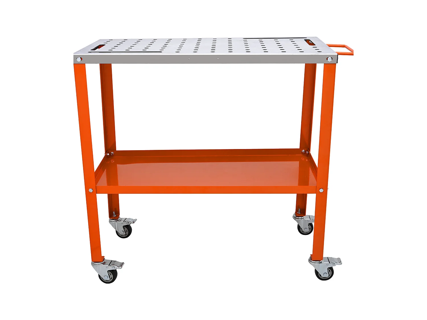 Table de Soudage en Acier SucceBuy 91,4 x 45,7 cm, Capacité de 544 kg, Établi Portable, pour Réparation Soudage Bricolage