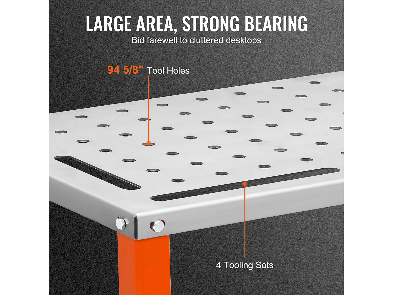 Table de Soudage en Acier SucceBuy 91,4 x 45,7 cm, Capacité de 544 kg, Établi Portable, pour Réparation Soudage Bricolage