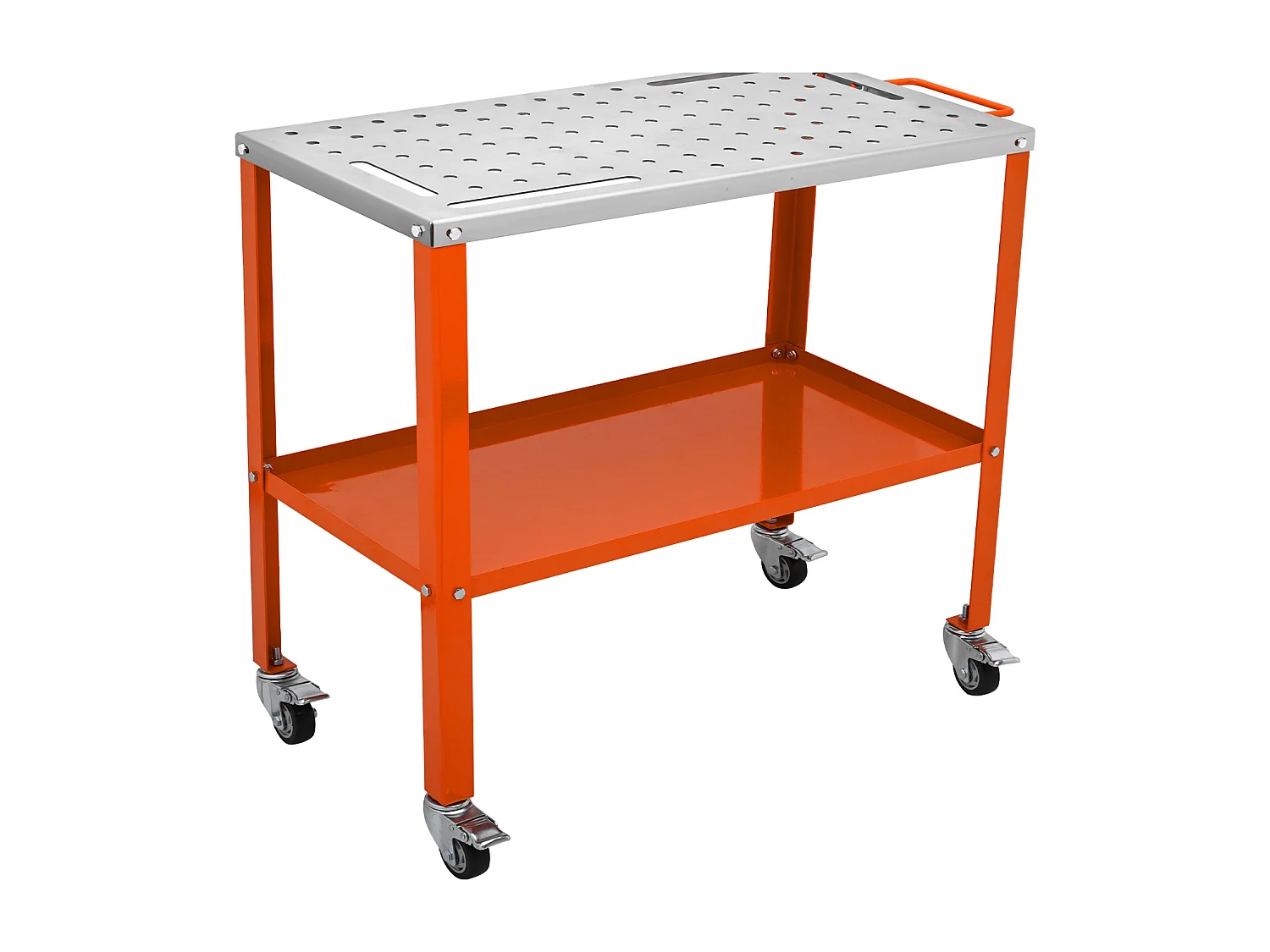 Table de Soudage en Acier SucceBuy 91,4 x 45,7 cm, Capacité de 544 kg, Établi Portable, pour Réparation Soudage Bricolage