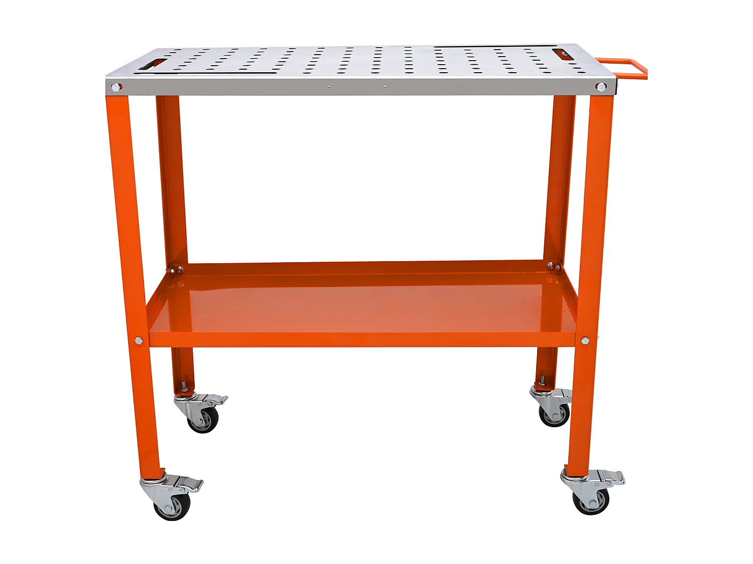 Table de Soudage en Acier SucceBuy 91,4 x 45,7 cm, Capacité de 544 kg, Établi Portable, pour Réparation Soudage Bricolage