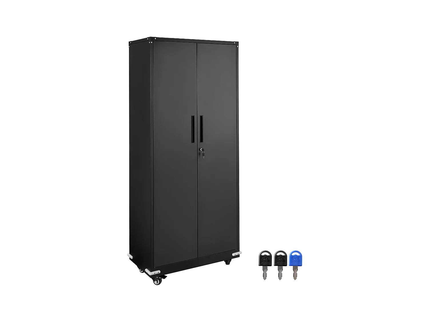 Armadio per lo Stoccaggio SucceBuy. Armadio per lo Stoccaggio a Ruote in Metallo. 4 Piani REGOLABILI. per il Garage e Molto Altro.