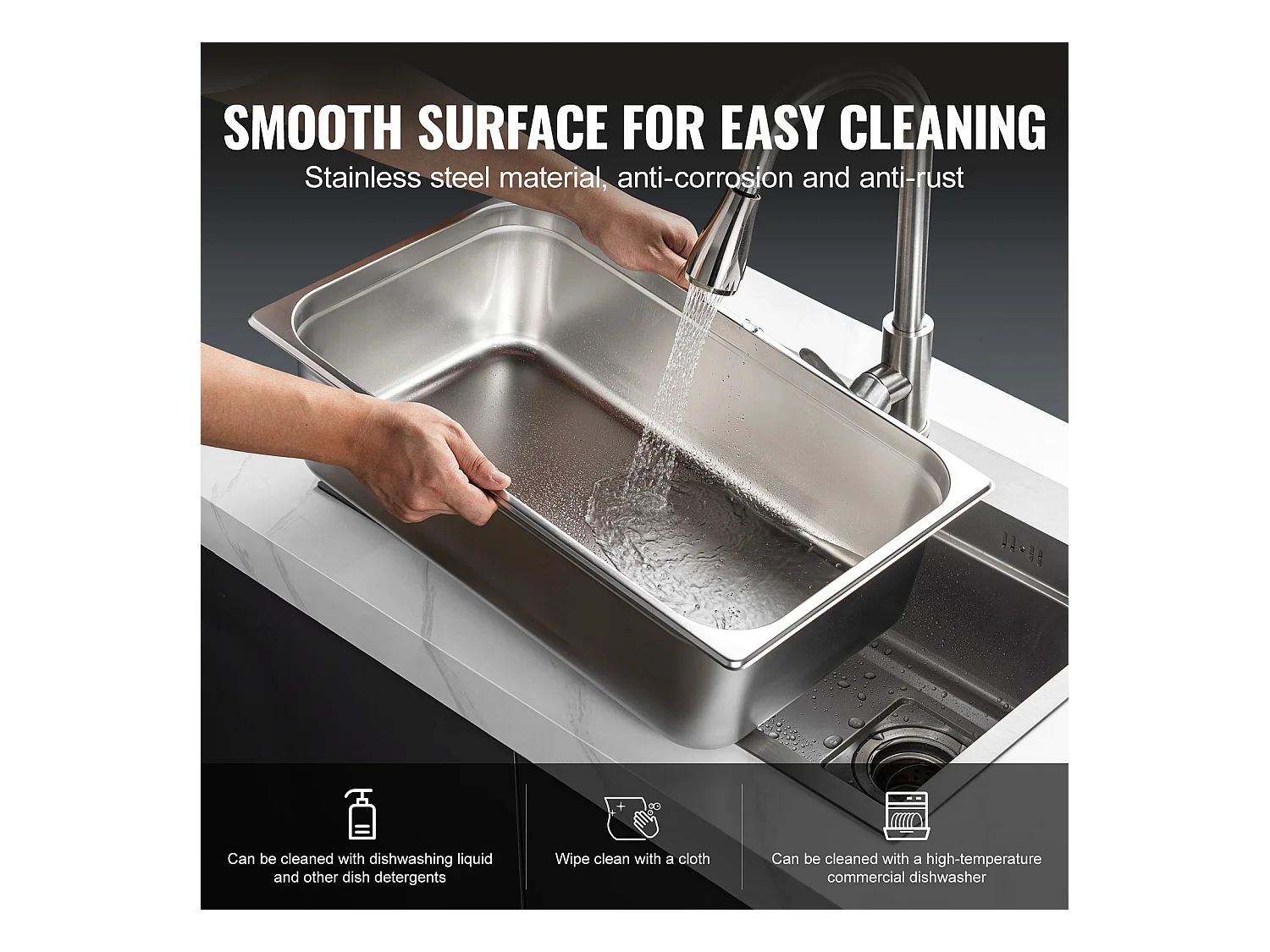 Piatto Piatto SucceBuy Pacchetto di 6 Pentole A Vapore di Dimensione Standard, in Acciaio Inossidabile, di 15.2 CM di Profondità