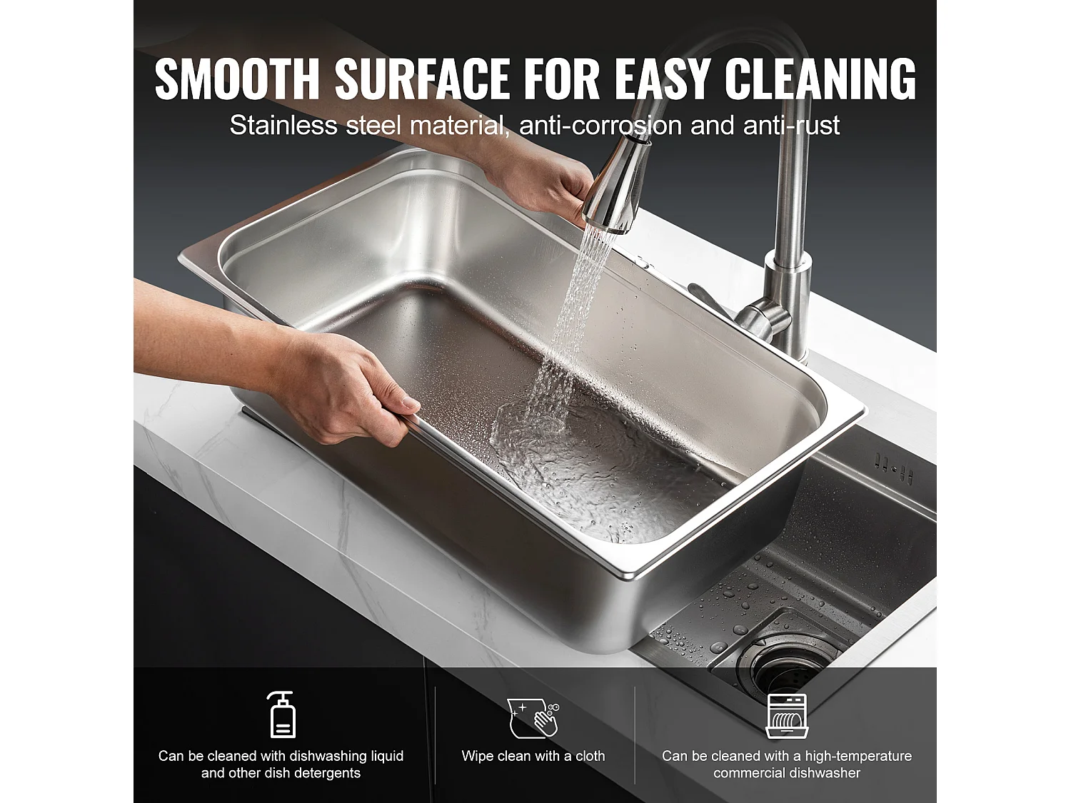 Piatto Piatto SucceBuy Pacchetto di 6 Pentole A Vapore di Dimensione Standard, in Acciaio Inossidabile, di 15.2 CM di Profondità