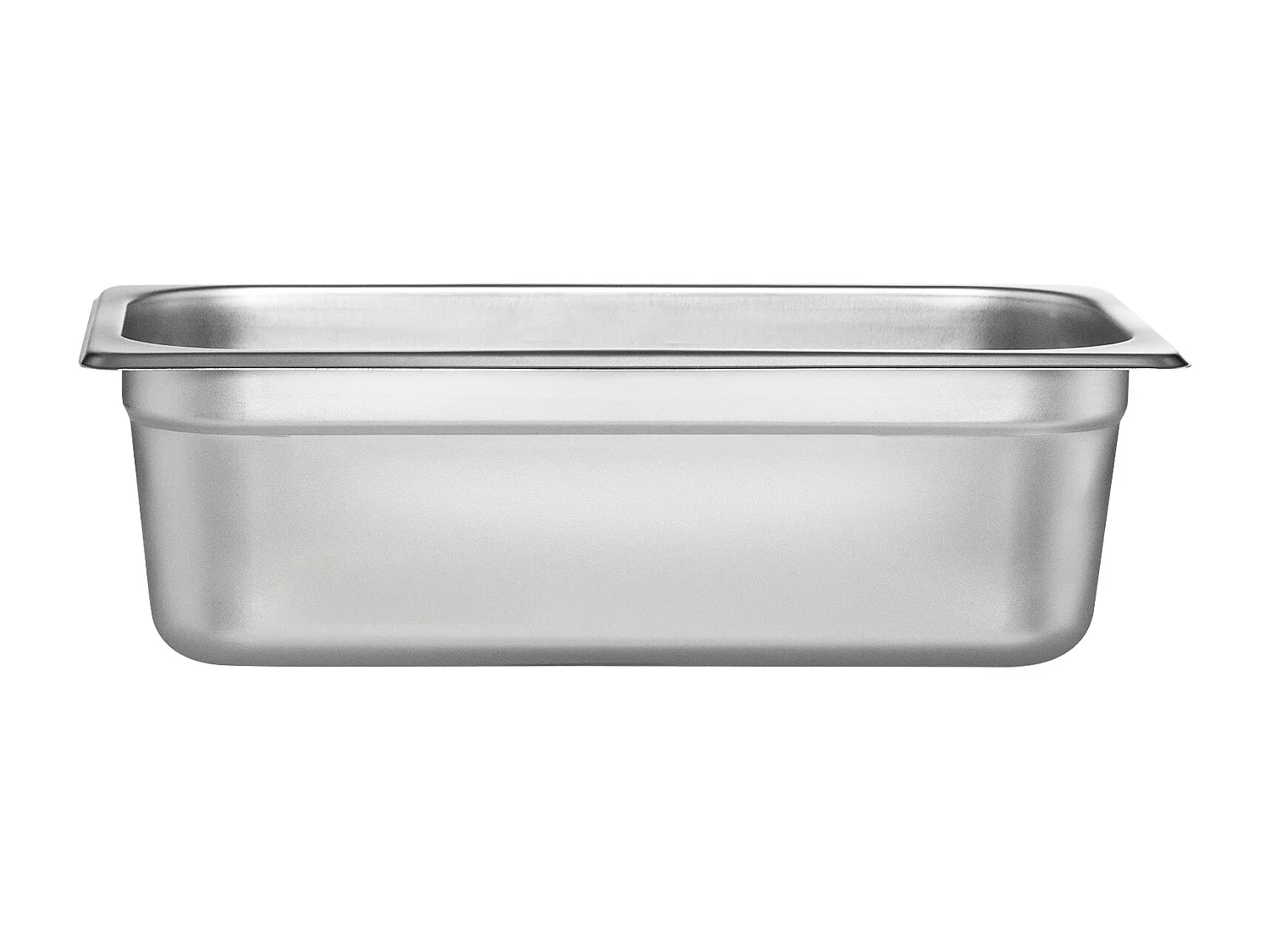 Flache Platte SucceBuy Set von 6 Hotelpfannen Größe 1/3, Tiefe Edelstahlpfanne 10.2CM für Dampftisch