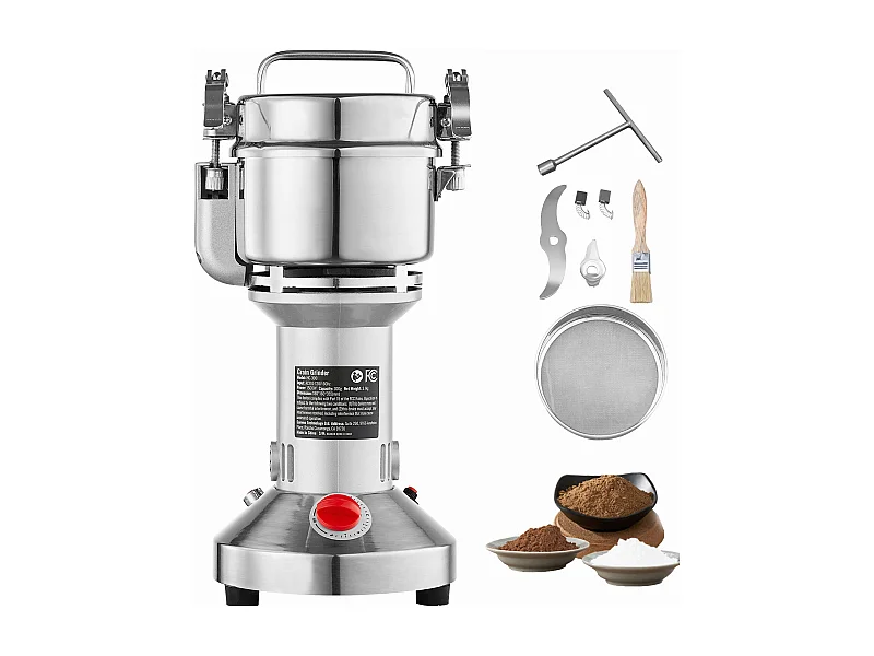 Molinillo SucceBuy Molino Eléctrico para Granos 300 g, Molino Comercial de Especias a Alta Velocidad