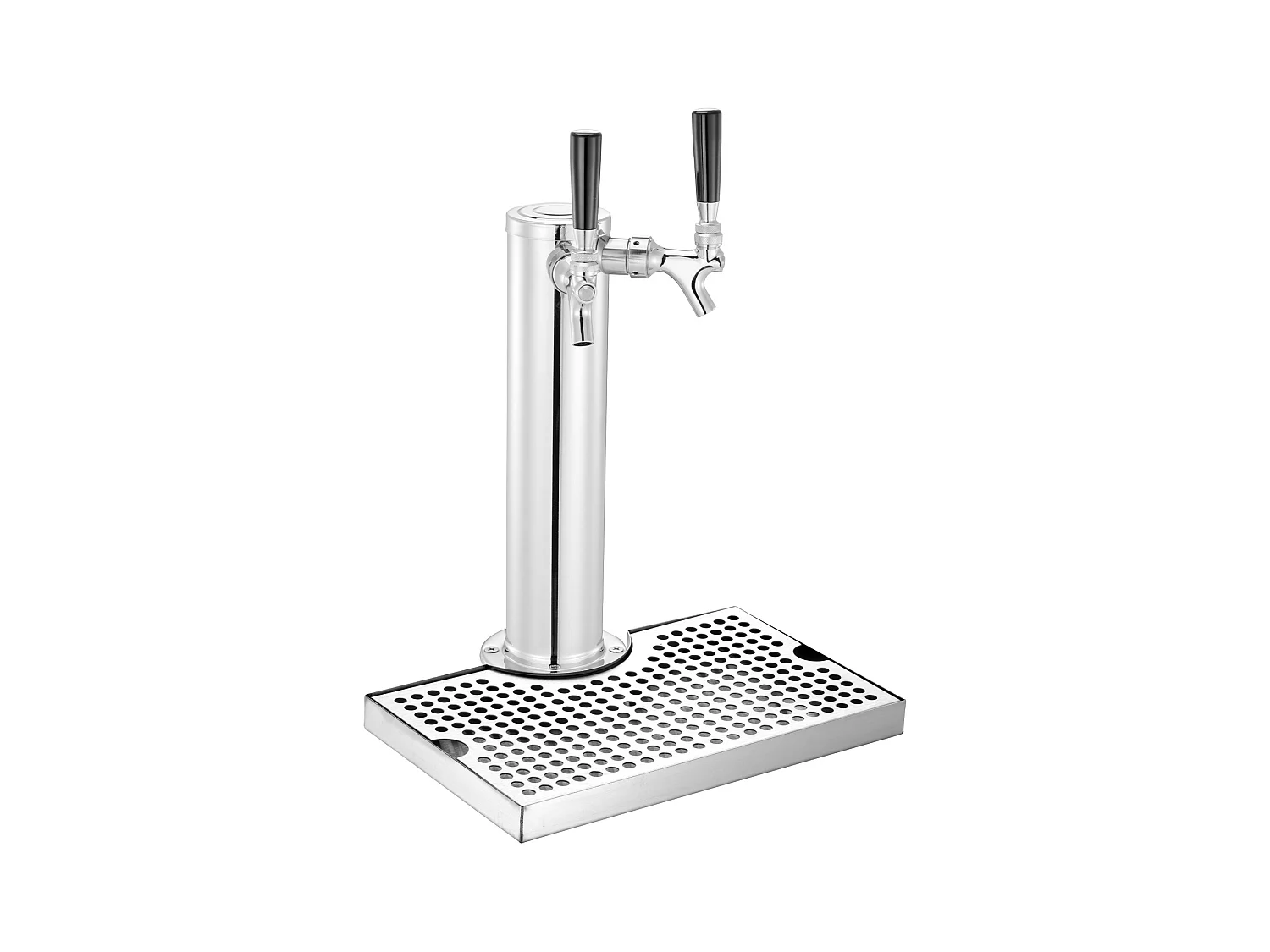 Bierkolom-Set SucceBuy, Bierkolom-Set met Dubbele Kraan, RVS Bier- en Drankverdeler, voor Bar Restaurant