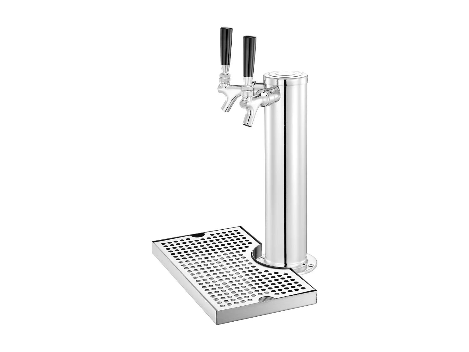 Kit Colonna per Birra SucceBuy, Kit Colonna per Birra con Doppio Rubinetto, Distributore di Birra e Bevande in Acciaio Inossidabile, per Bar Ristorante