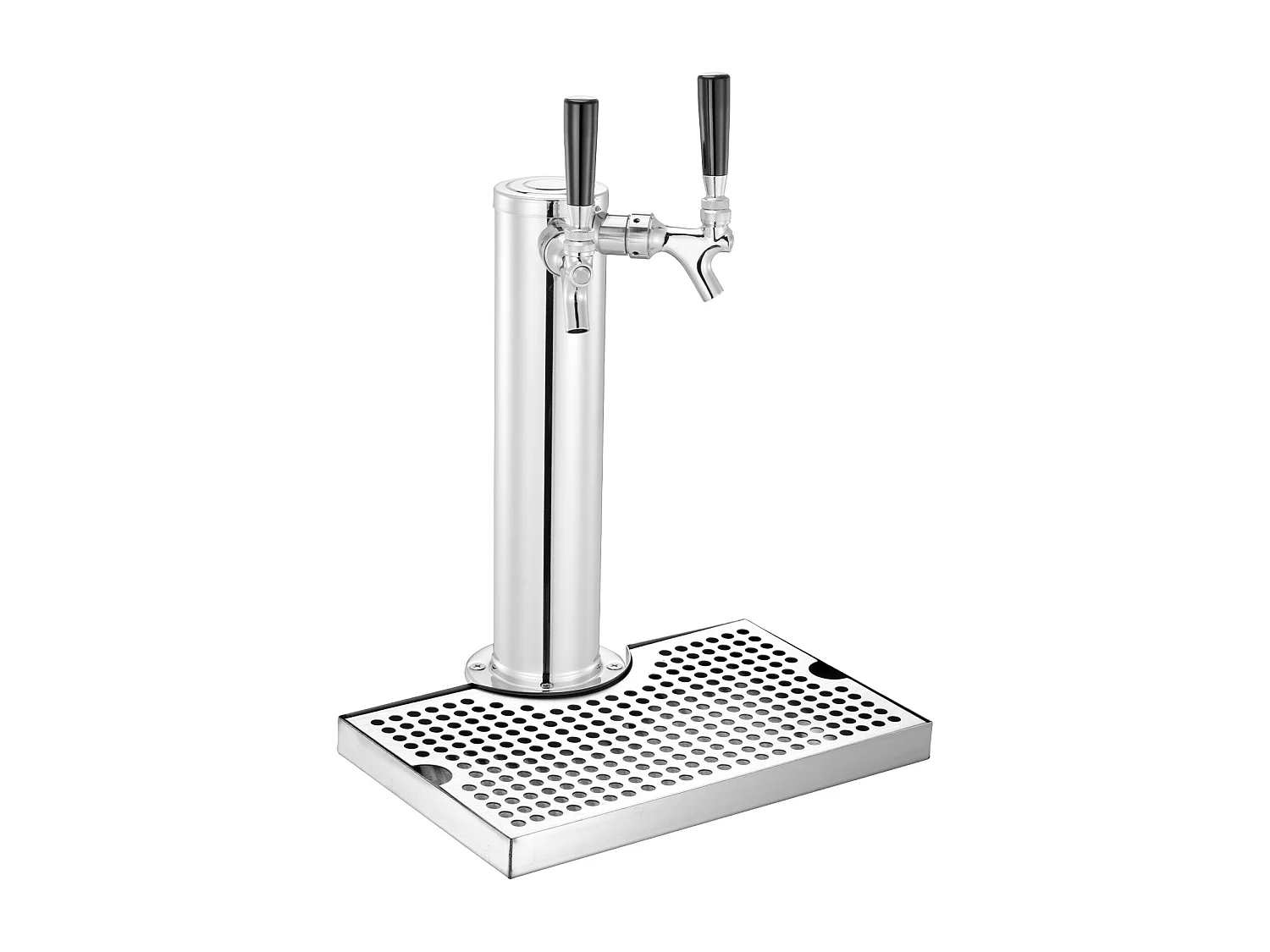 Kit Colonna per Birra SucceBuy, Kit Colonna per Birra con Doppio Rubinetto, Distributore di Birra e Bevande in Acciaio Inossidabile, per Bar Ristorante