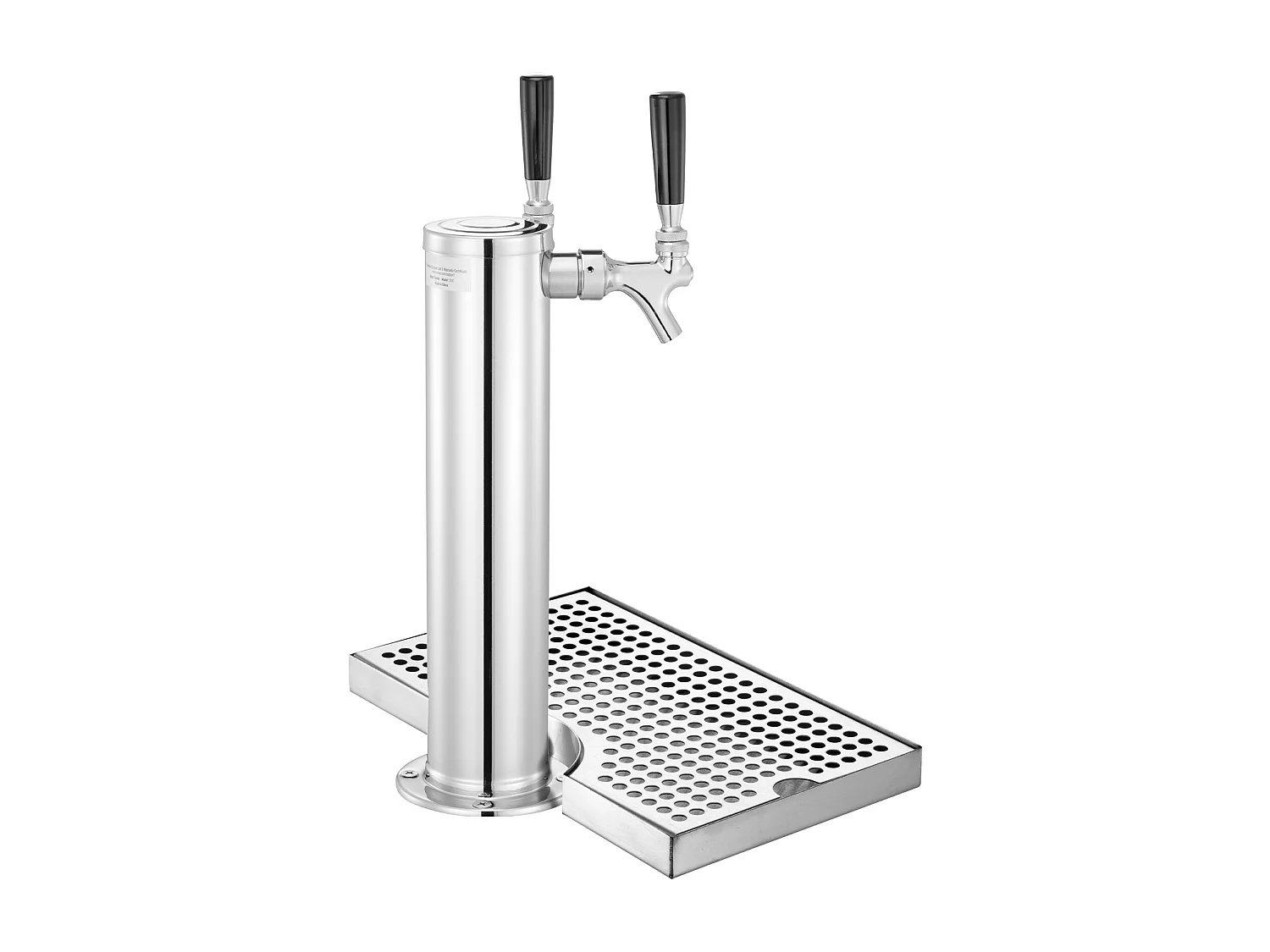 Kit Colonna per Birra SucceBuy, Kit Colonna per Birra con Doppio Rubinetto, Distributore di Birra e Bevande in Acciaio Inossidabile, per Bar Ristorante