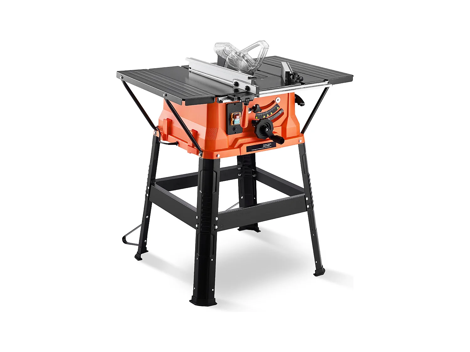 Scie à Table SucceBuy avec Soutien, Scie à Table avec Support Compacte Portable, 254 mm, 1800 W, Portable, pour Fabrication Meubles Menuiserie