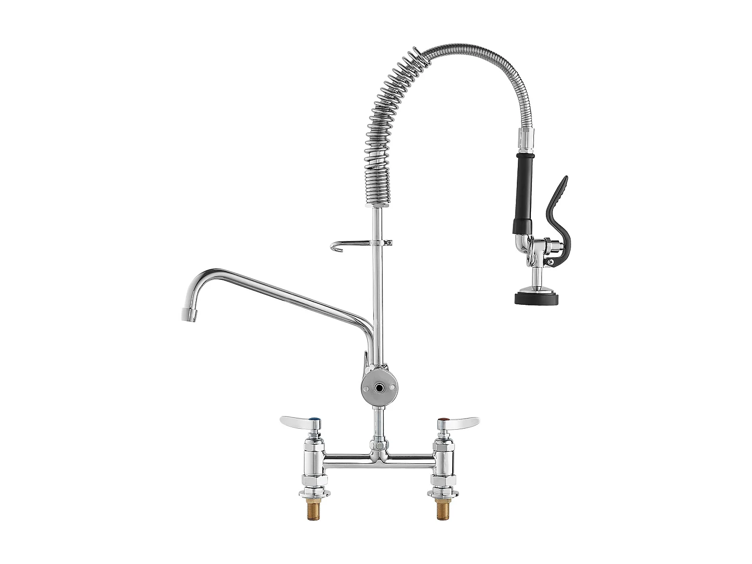 Torneira de Cozinha, SucceBuy Torneira de Lava-loiça de Cozinha Comercial com Pulverizador de Pré-enxaguamento, 66 cm de Altura