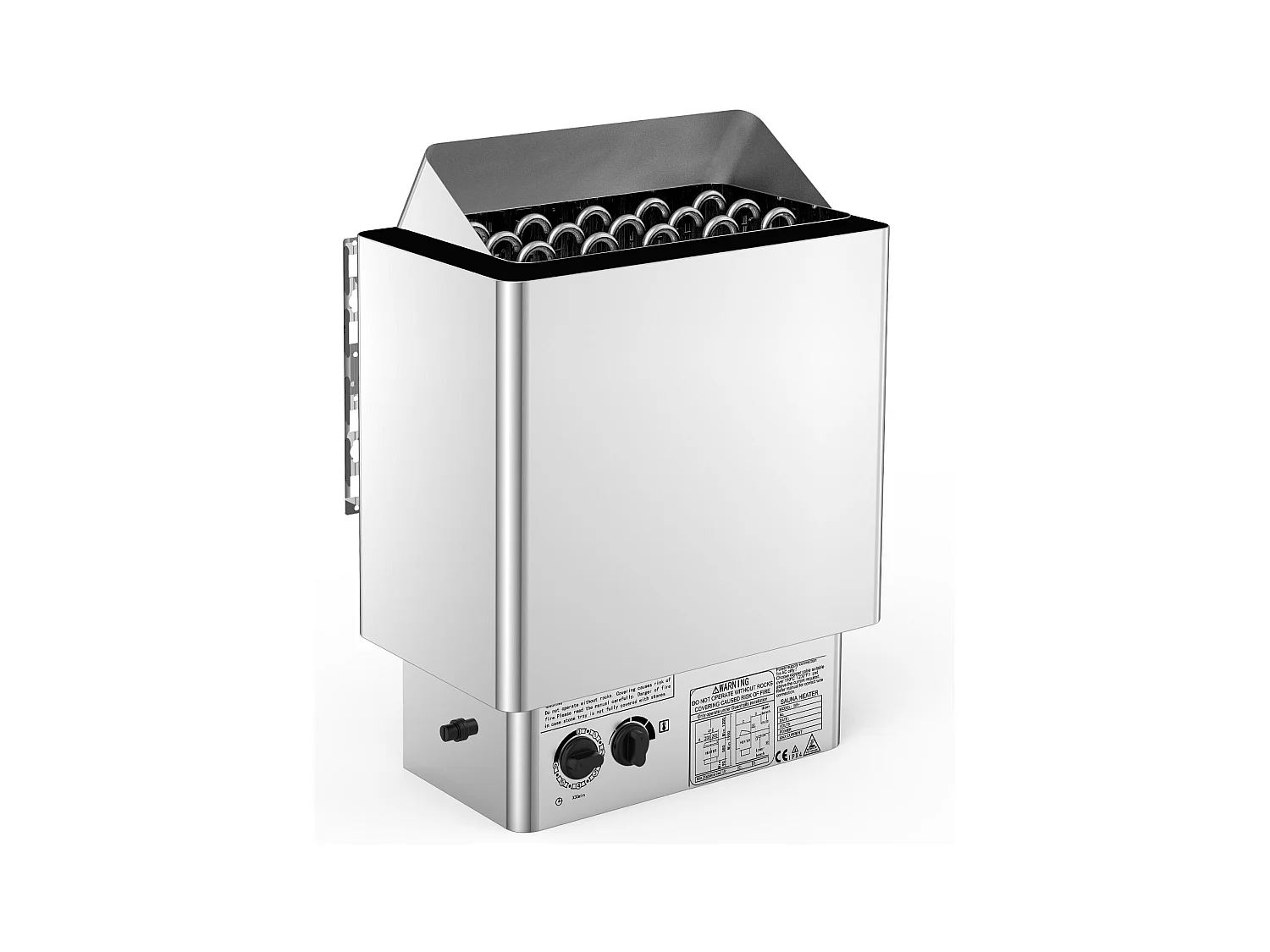 Poêle de Sauna SucceBuy Chauffe - Sauna Électrique 9KW, Contrôle Interne Humide et Sec pour Pièce de 9 à 13 m³