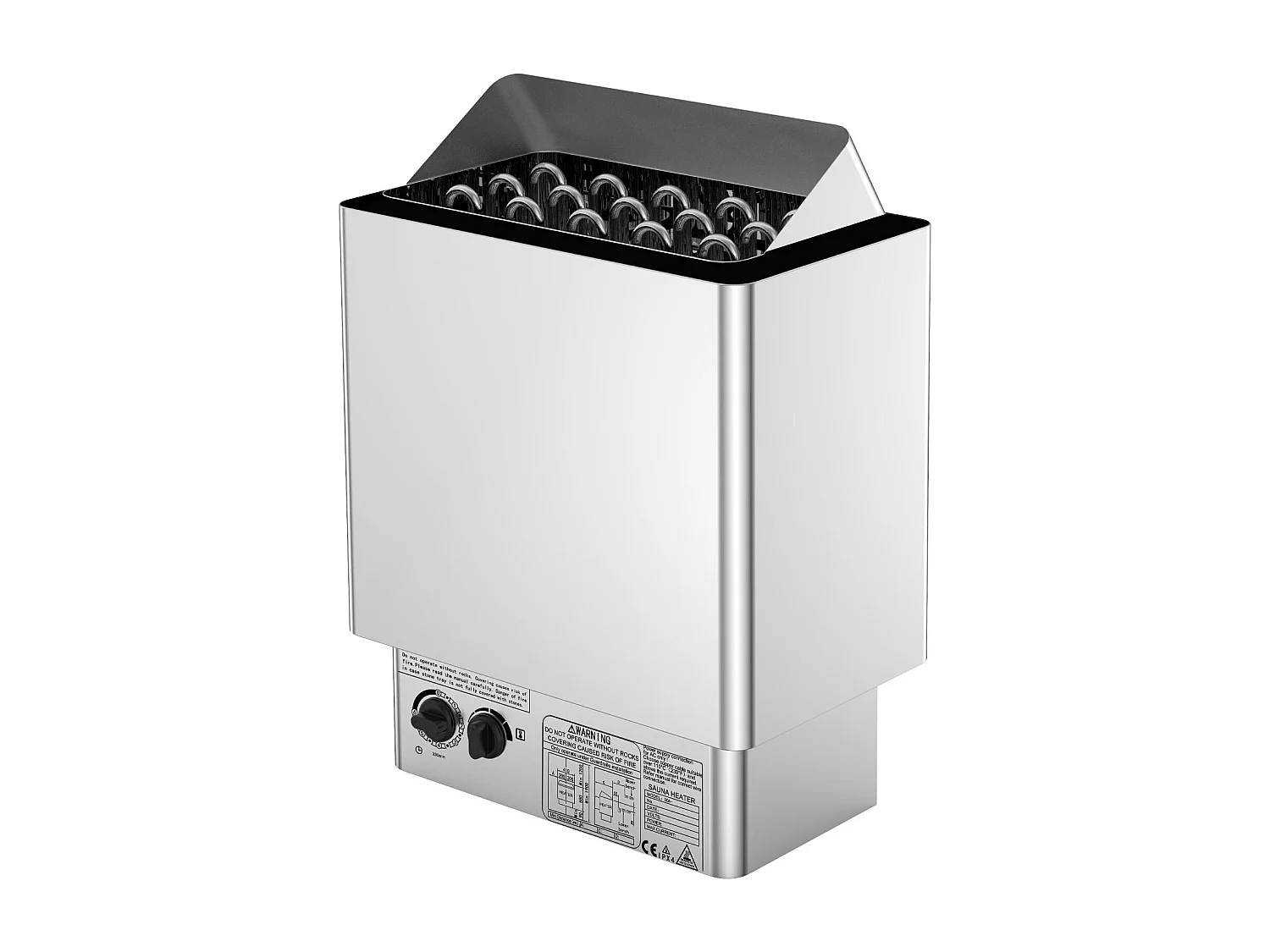 Poêle de Sauna SucceBuy Chauffe - Sauna Électrique 9KW, Contrôle Interne Humide et Sec pour Pièce de 9 à 13 m³