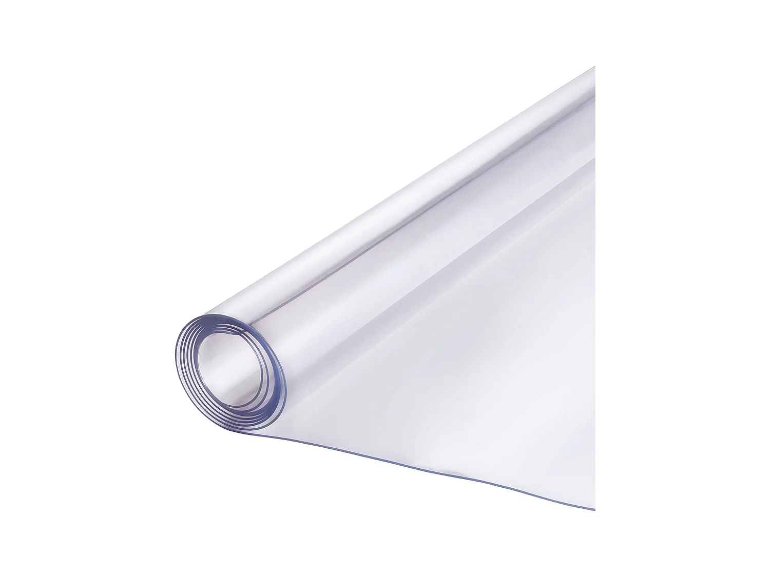 Tischdecke SucceBuy Tischschutz aus PVC 137 X 137 CM, transparenter Plastik-Schreibtischschutz 0.15CM Dicke