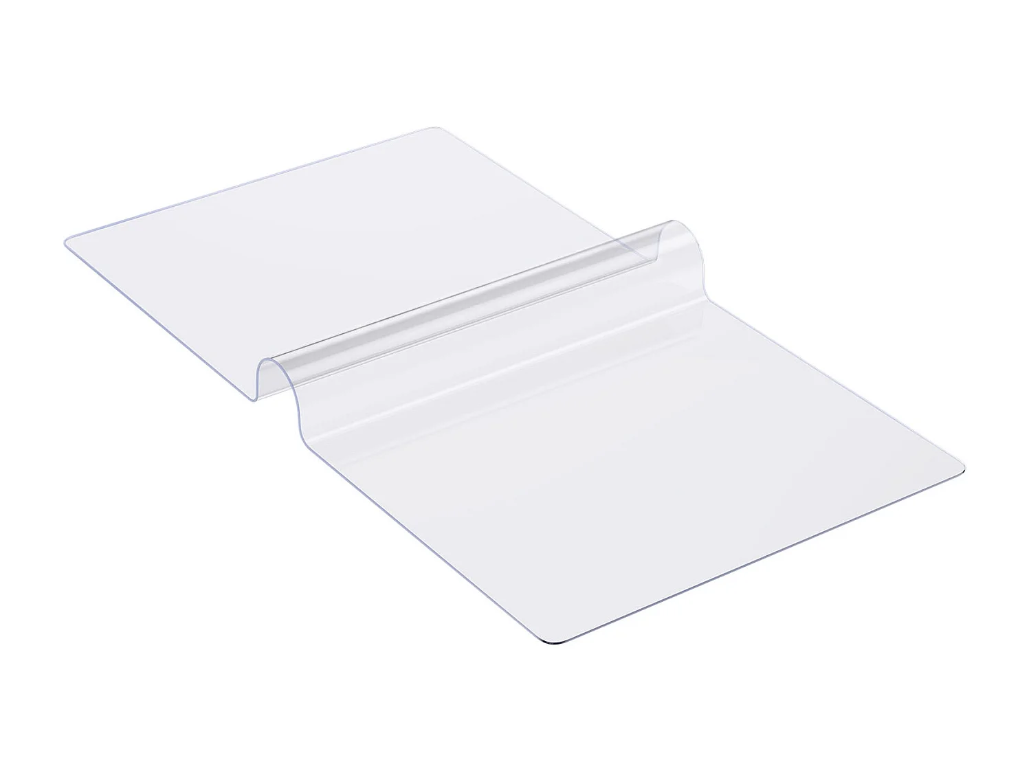 Nappe SucceBuy Protecteur de Table en PVC 107X152 CM, Protecteur de Bureau en Plastique Transparent 0.2CM D'Épaisseur