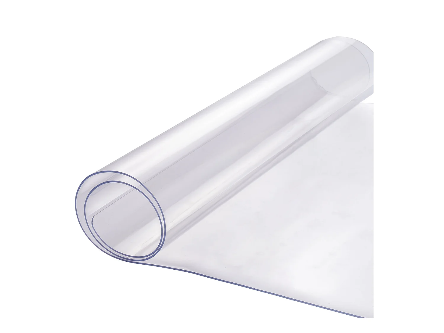 Mantel SucceBuy Proteção de Mesa em PVC 35.6 X 61 CM, Tapete de Escritório em Plástico Transparente, 0.15CM de Espessura