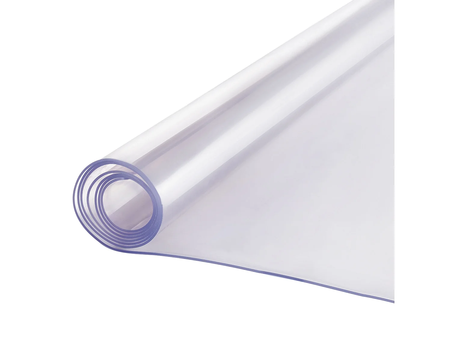 Nappe SucceBuy Protecteur de Table en PVC 107X183 CM, Protecteur de Bureau en Plastique Transparent 0.2CM D'Épaisseur