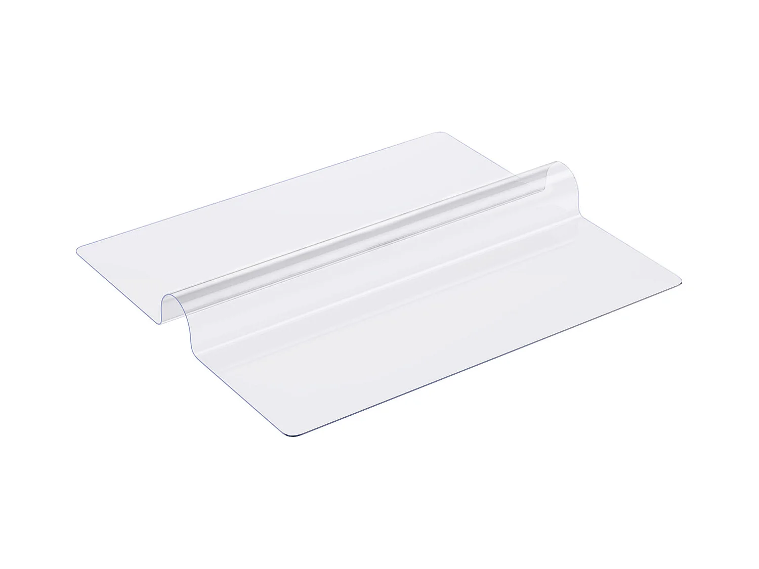 Nappe SucceBuy Protecteur de Table en PVC 137 X 137 CM, Protecteur de Bureau en Plastique Transparent 0.2CM D'Épaisseur