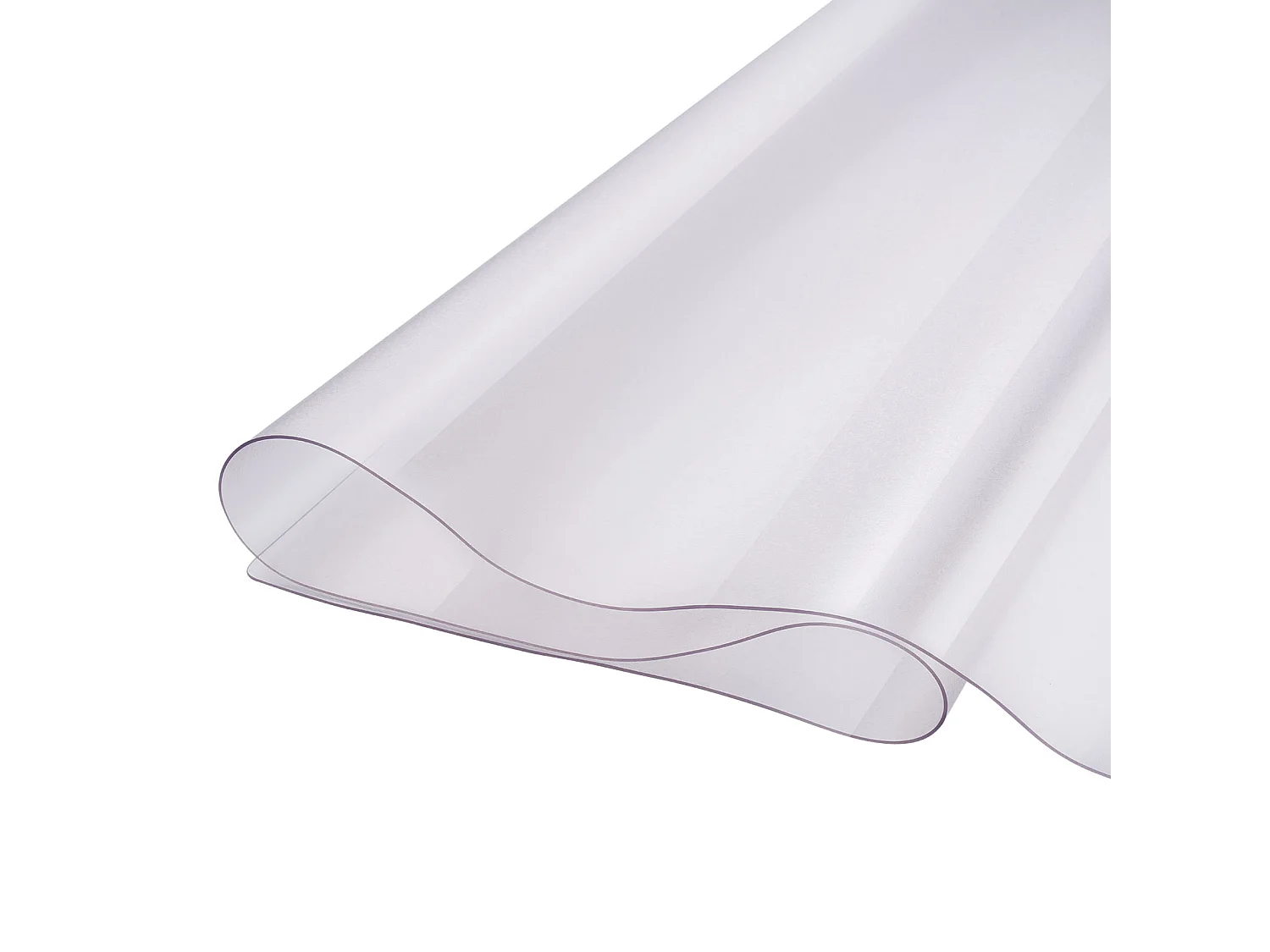 Nappe SucceBuy Protection de Table en PVC, 91 X 152 CM, Tapis de Bureau en Plastique Givré, 0.15CM D'Épaisseur