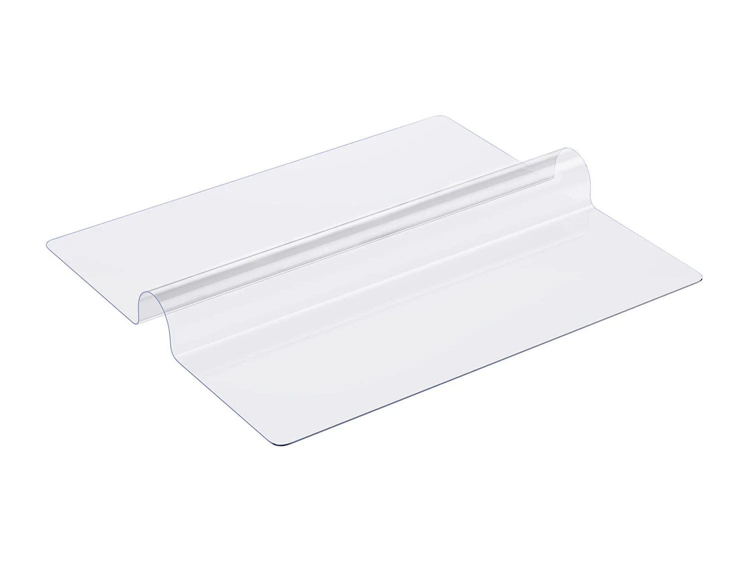 Nappe SucceBuy Protecteur de Table en PVC 122X122 CM, Protecteur de Bureau en Plastique Transparent 0.15CM D'Épaisseur