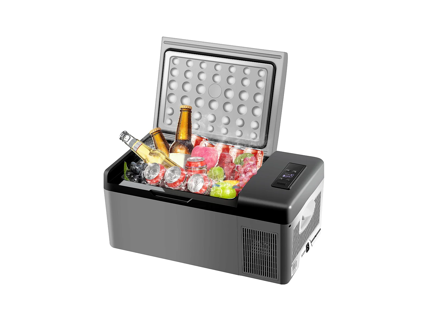 Réfrigérateur de Voiture Portable SucceBuy 15L 12V/24V Réfrigérateur Congélateur de Camping