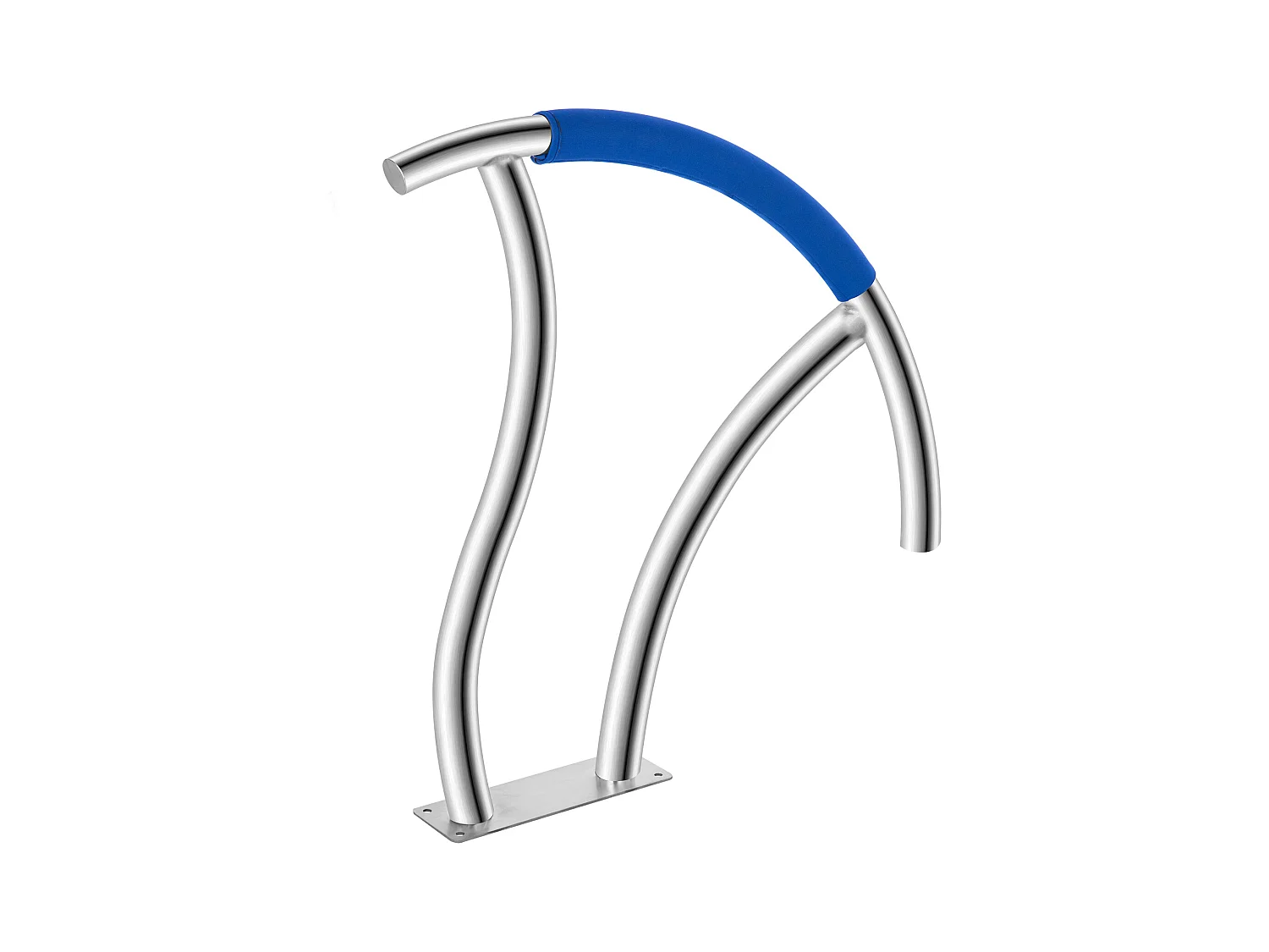 Rampe de Piscine SucceBuy, Rampe en Acier Inoxydable avec Plaque de Base, pour Piscines