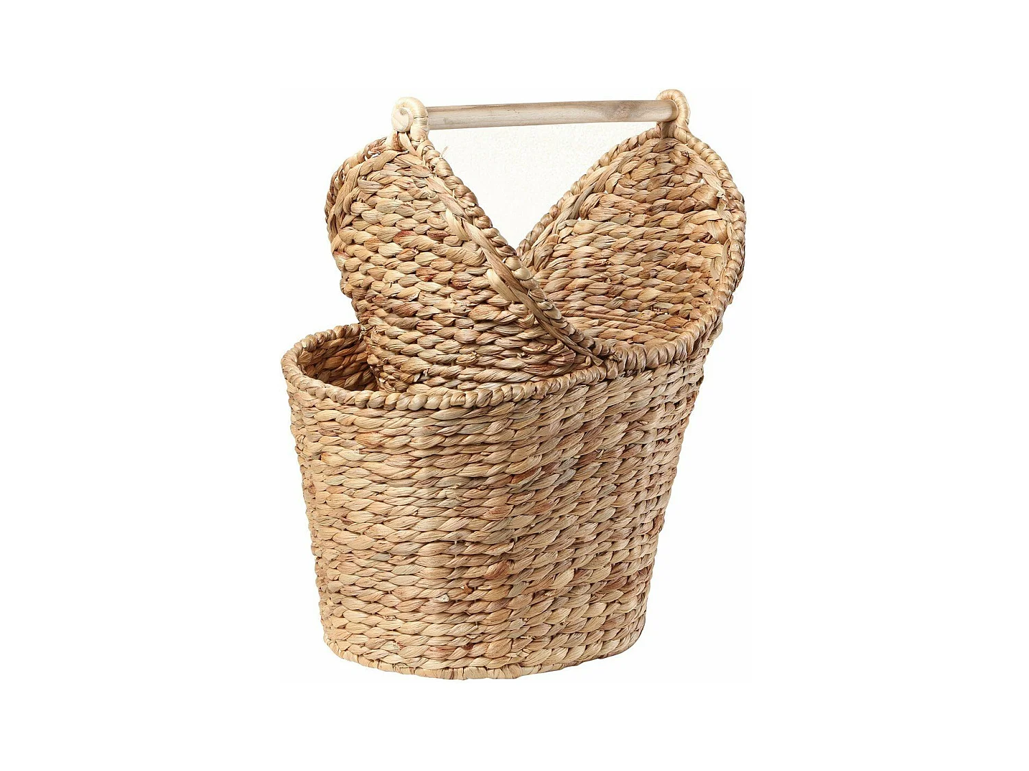 Aufbewahrungskorb für Toilettenpapier aus Wasserhyazinthe - Höhe 42 cm