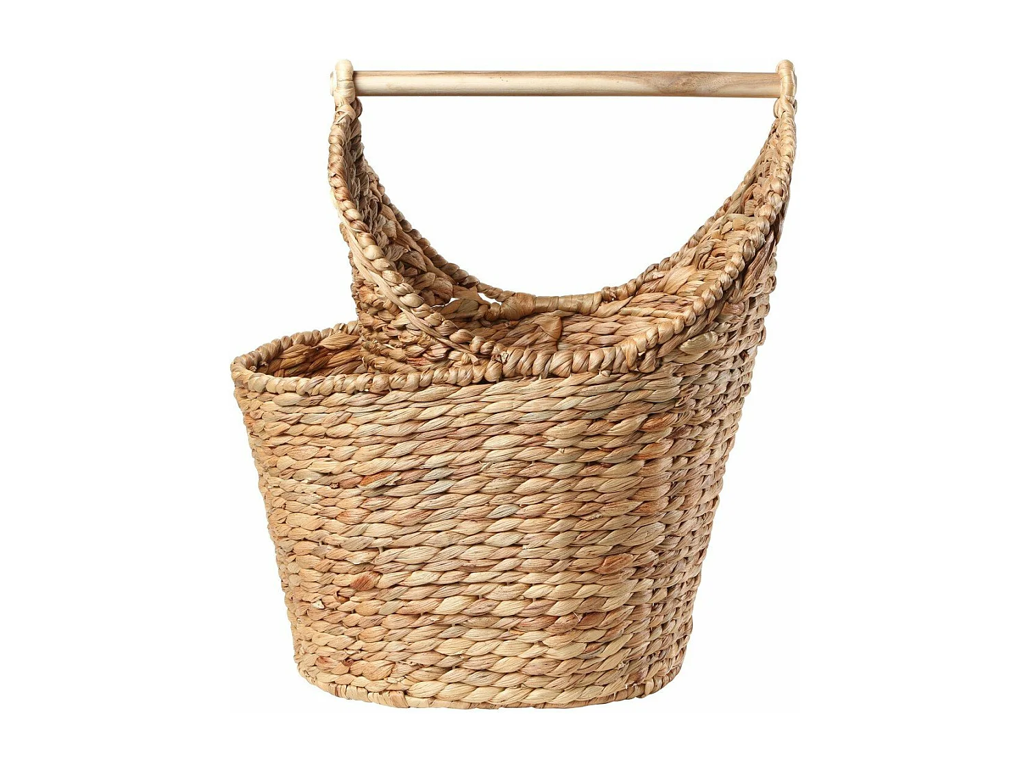 Panier de rangement pour papier toilette en jacinthe d'eau - H42 cm