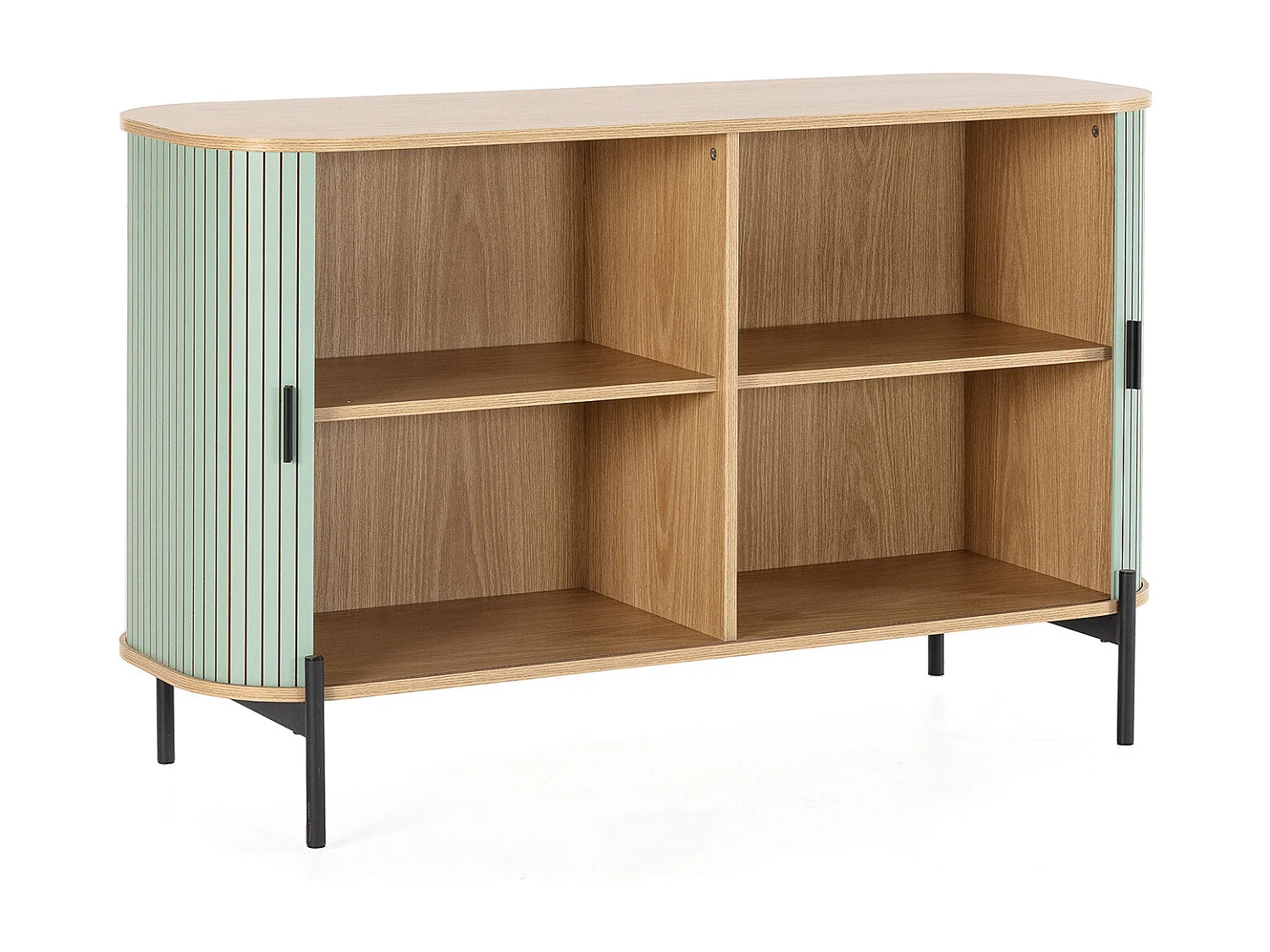Sideboard Mónaco 2 türen blaue Farbe