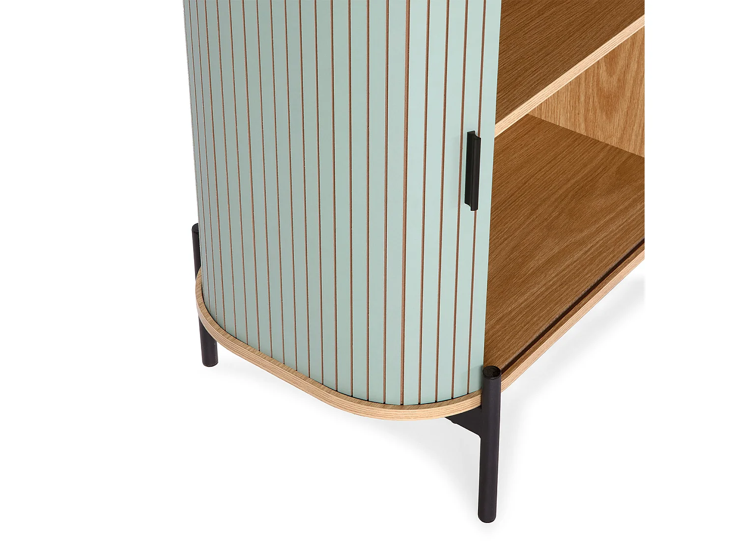 Sideboard Mónaco 2 türen blaue Farbe