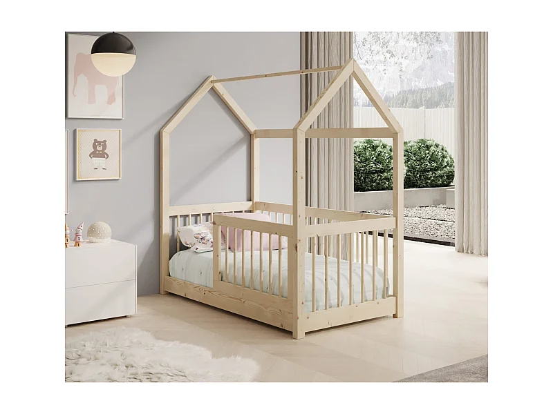 Bett Gracia (70x140)/Matratze inklusive/Weiss