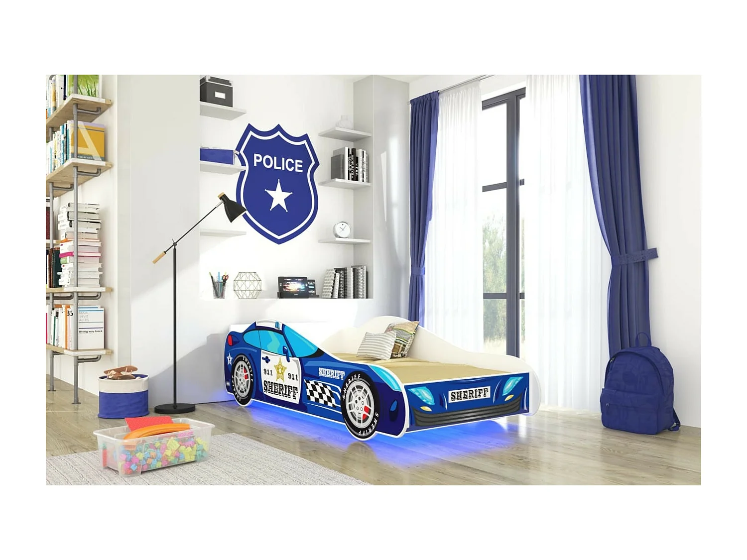 Bett Kaiser Lux (80x160)/Matratze inklusive/mehrfarbig