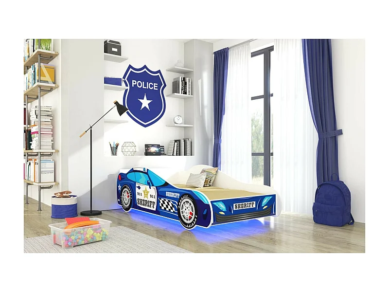 Lit Kaiser Lux (80x160)/matelas inclus/multicolore