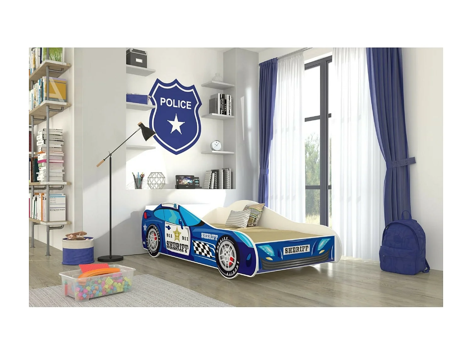 Bett Kaiser (70x140)/Matratze inklusive/mehrfarbig